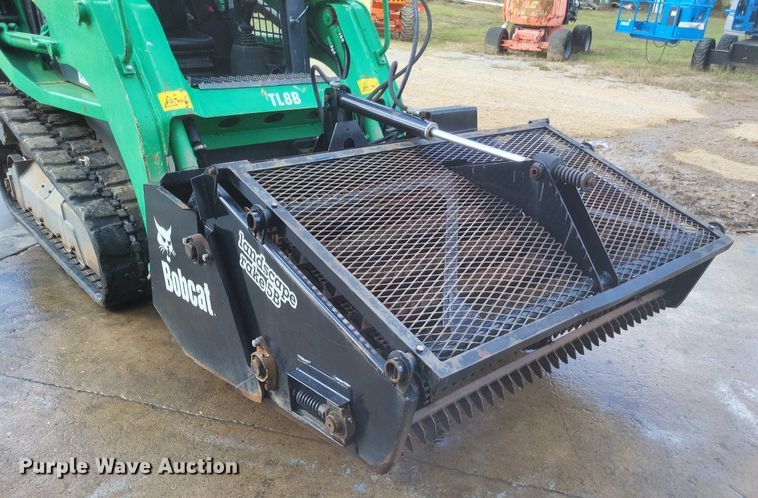 image for item DK1160 Bobcat  58" W skid steer landscape rake