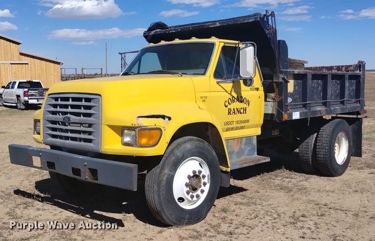 image for item DK8851 1998 Ford F800  dump truck