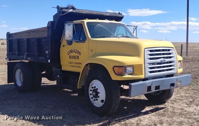 image for item DK8851 1998 Ford F800  dump truck