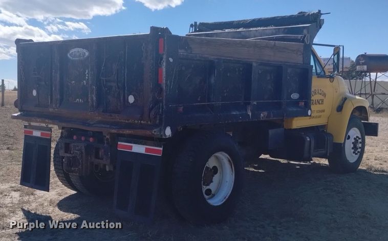 image for item DK8851 1998 Ford F800  dump truck