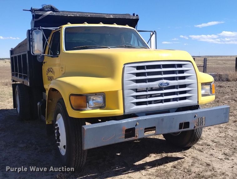 image for item DK8851 1998 Ford F800  dump truck