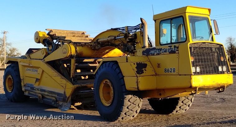 image for item DK8874 1991 John Deere 862B  elevating scraper