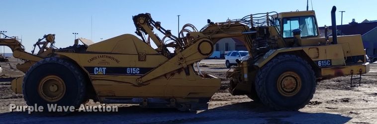 image for item DK8875 1998 Caterpillar 615C Series II elevating scraper