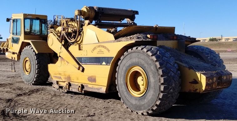 image for item DK8875 1998 Caterpillar 615C Series II elevating scraper