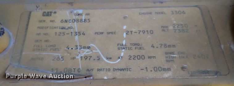 image for item DK8875 1998 Caterpillar 615C Series II elevating scraper