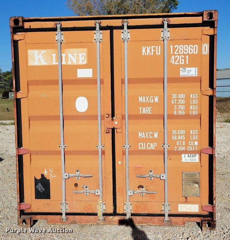 image for item DN4161 2002 Kline  shipping container