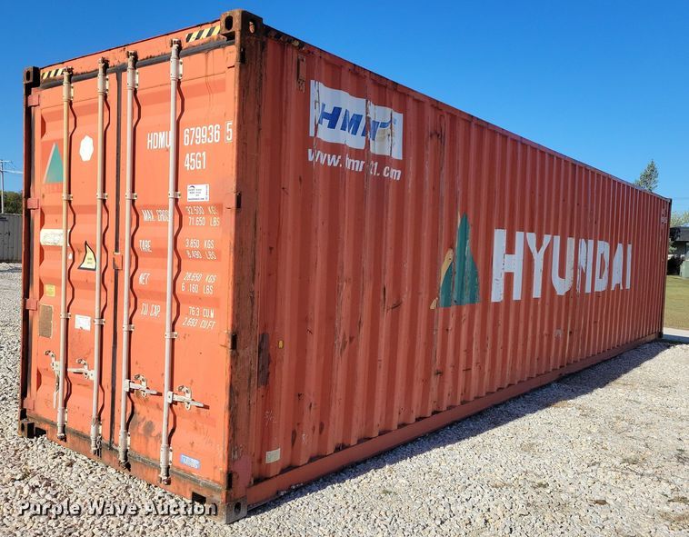 image for item DN4166 2008 Hyundai  shipping container