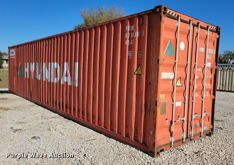 image for item DN4166 2008 Hyundai  shipping container