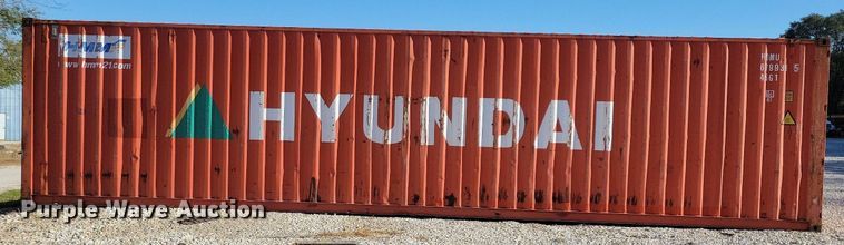 image for item DN4166 2008 Hyundai  shipping container