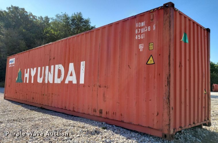 image for item DN4166 2008 Hyundai  shipping container