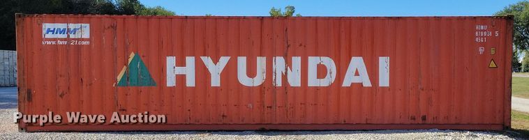 image for item DN4166 2008 Hyundai  shipping container
