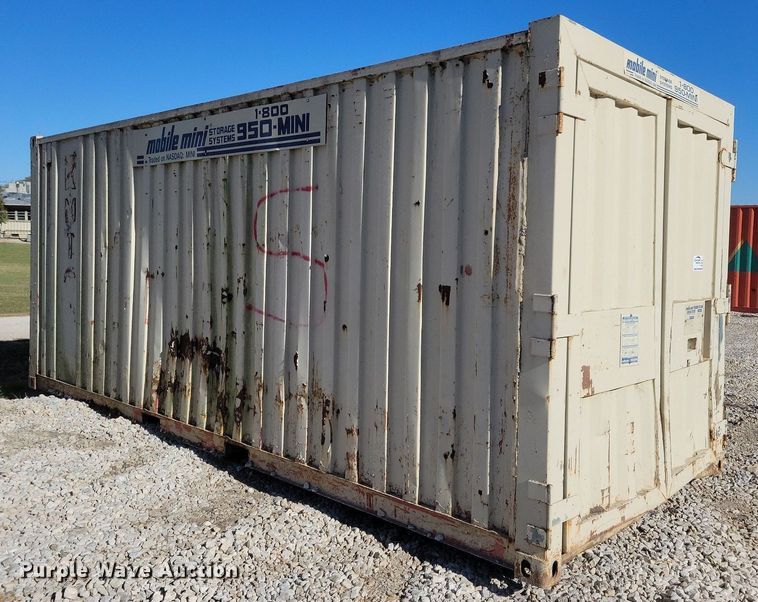 image for item DN4167 1984 Mobile Mini  shipping container