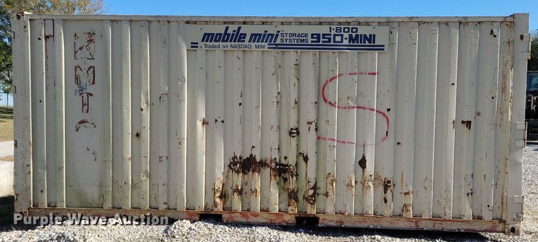 image for item DN4167 1984 Mobile Mini  shipping container