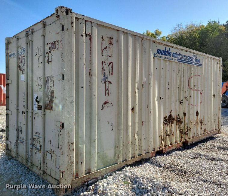 image for item DN4167 1984 Mobile Mini  shipping container