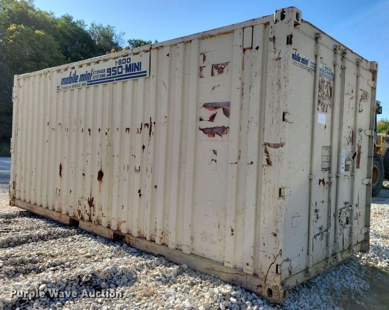 image for item DN4167 1984 Mobile Mini  shipping container