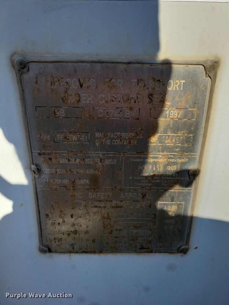 image for item DN4169 Gateway  shipping container