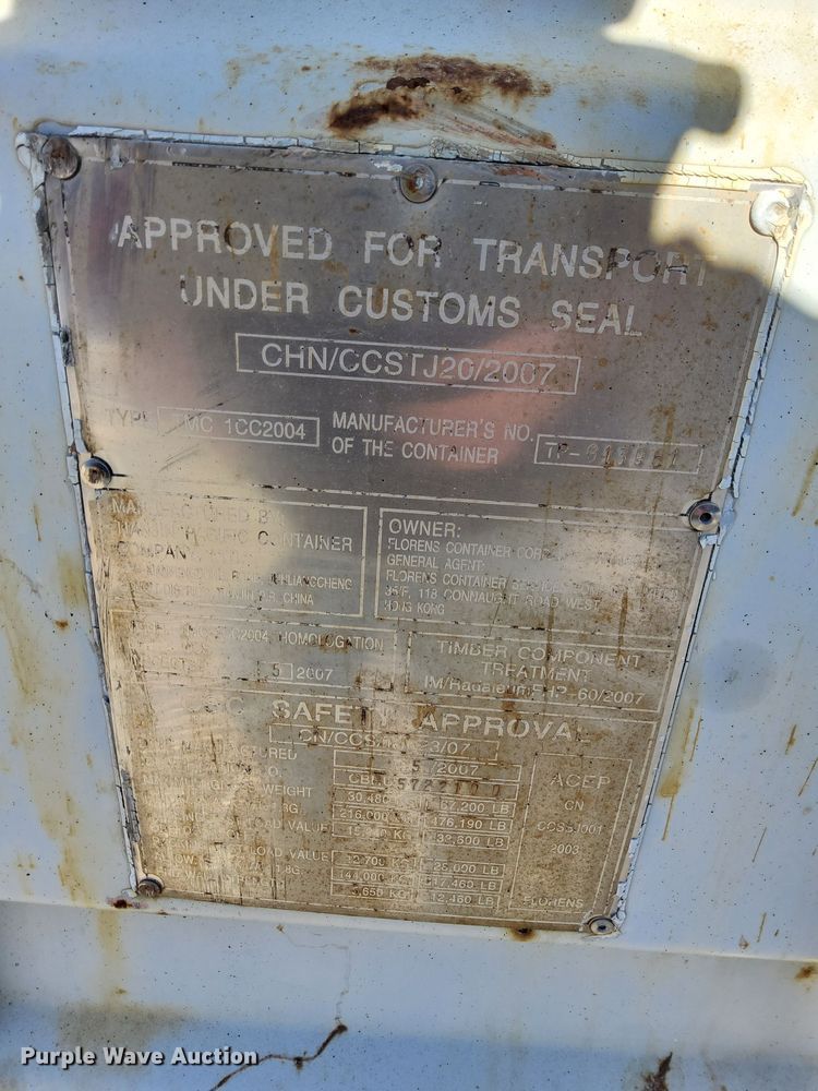 image for item DN4170 2007 Cosco  shipping container