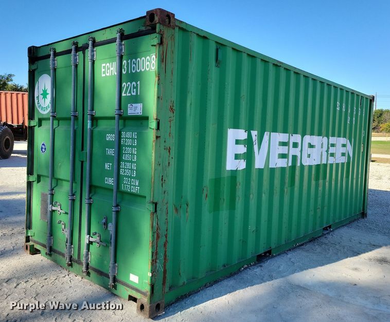 image for item DN4172 2008 Evergreen  shipping container