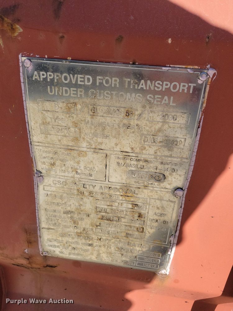 image for item DN4173 2003 Jindo  shipping container