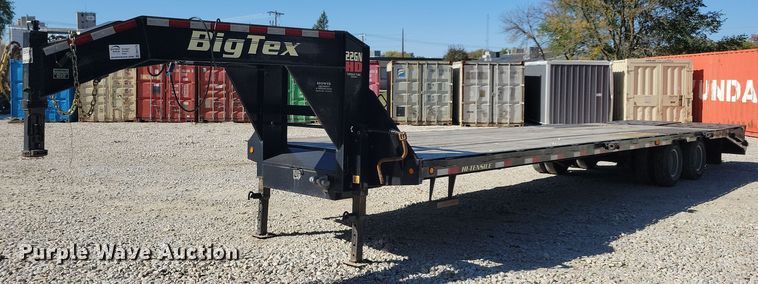 image for item DN4179 2017 Big Tex 22GN  equipment trailer