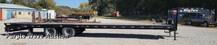 image for item DN4179 2017 Big Tex 22GN  equipment trailer