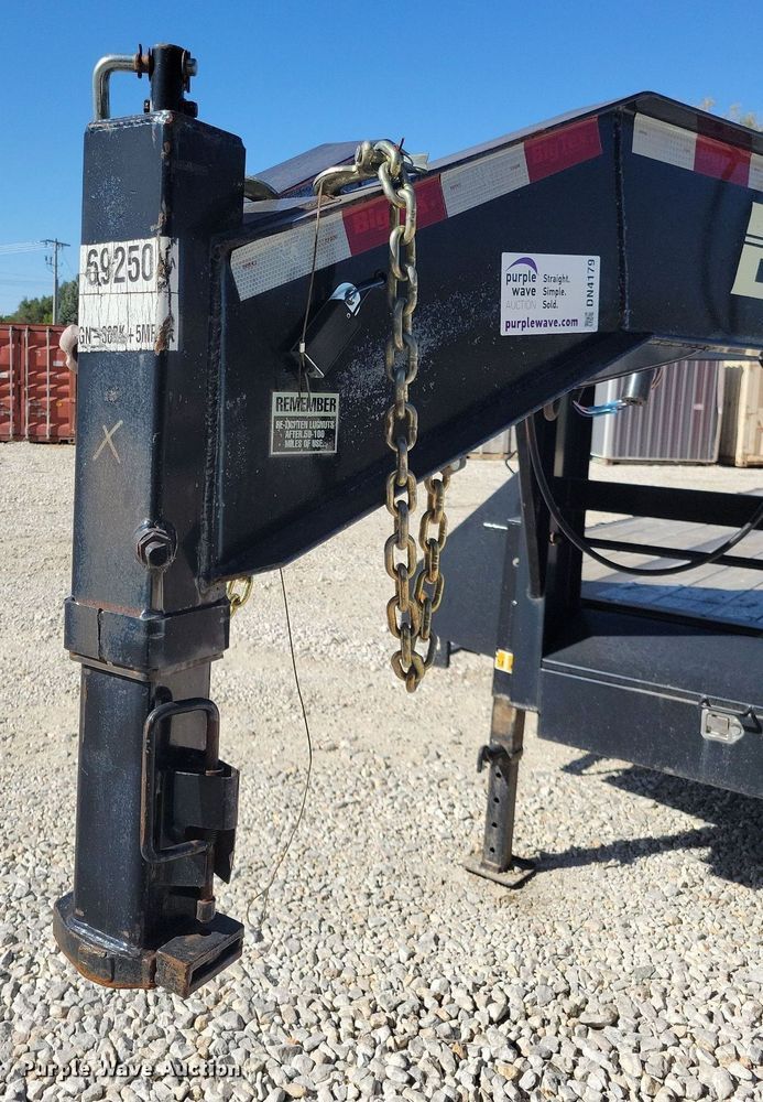 image for item DN4179 2017 Big Tex 22GN  equipment trailer