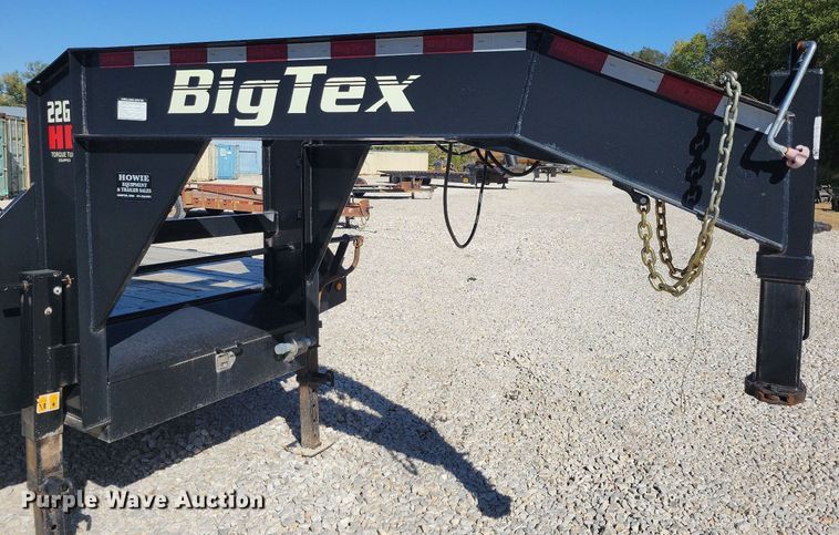 image for item DN4179 2017 Big Tex 22GN  equipment trailer