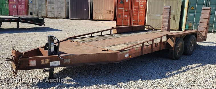 image for item DN4181 1999 Belshe T18  equipment trailer