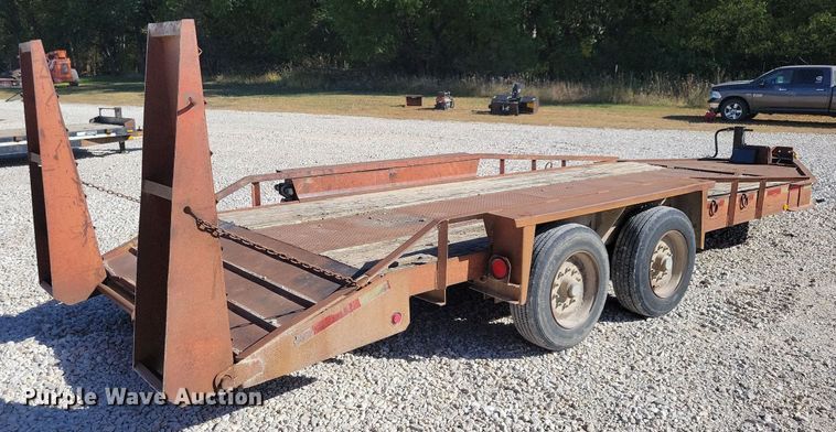 image for item DN4181 1999 Belshe T18  equipment trailer
