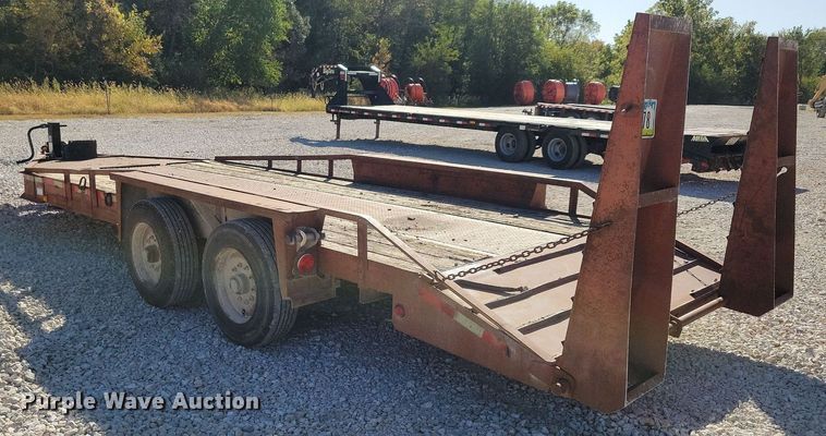 image for item DN4181 1999 Belshe T18  equipment trailer