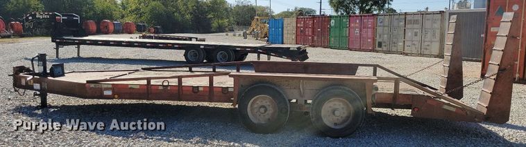 image for item DN4181 1999 Belshe T18  equipment trailer