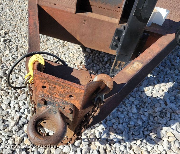 image for item DN4181 1999 Belshe T18  equipment trailer