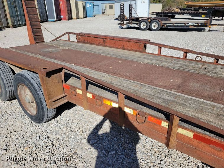 image for item DN4181 1999 Belshe T18  equipment trailer