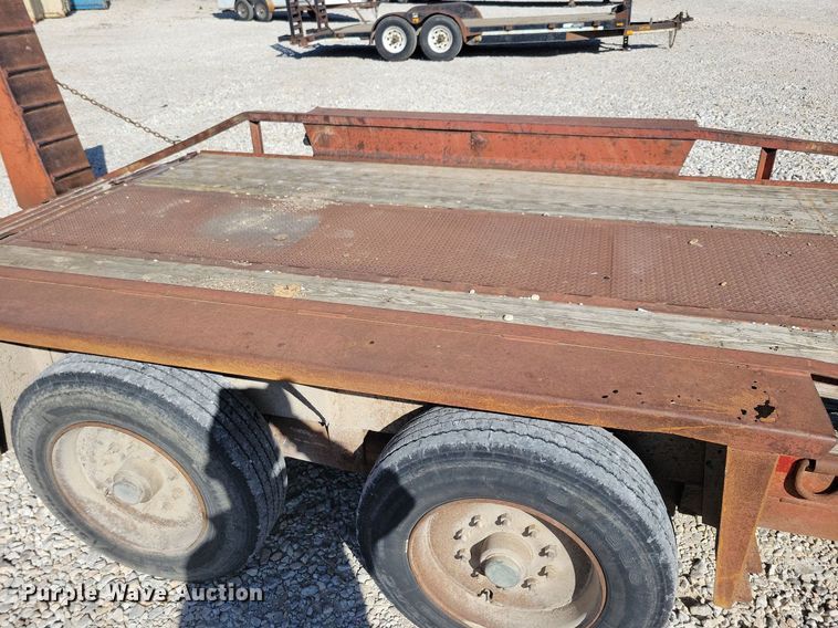 image for item DN4181 1999 Belshe T18  equipment trailer