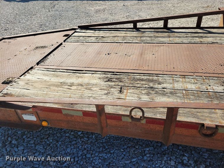 image for item DN4181 1999 Belshe T18  equipment trailer