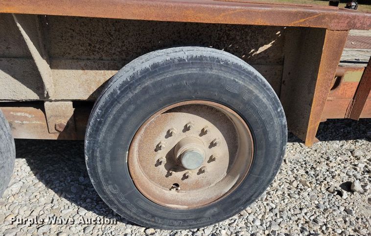 image for item DN4181 1999 Belshe T18  equipment trailer