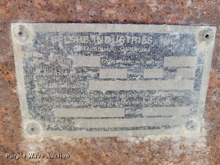 image for item DN4181 1999 Belshe T18  equipment trailer