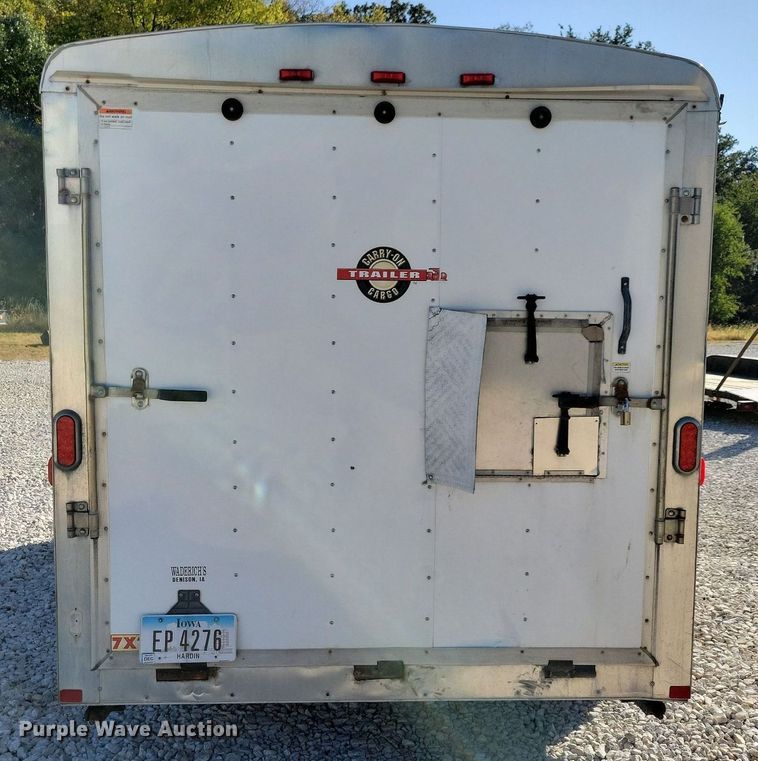 image for item DN4183 2008 Carry-On Cargo  fiber optic trailer