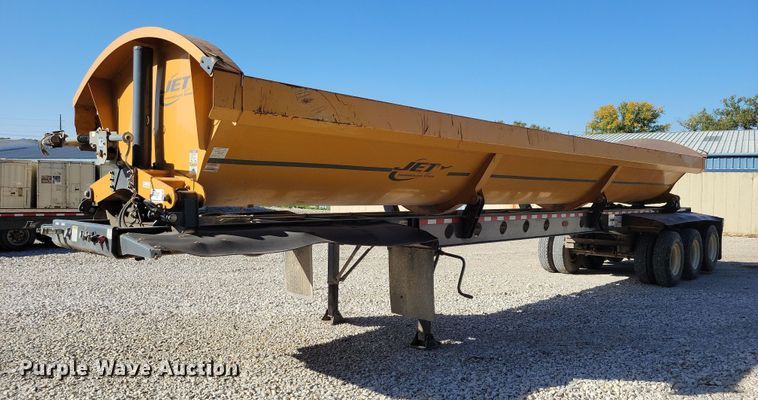 image for item DN4184 2013 Jet Company 45  side dump trailer