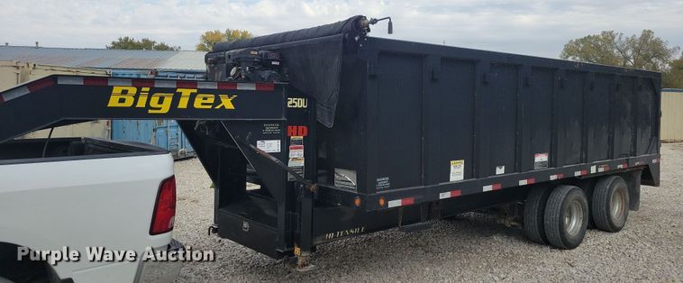 image for item DN4188 2015 Big Tex 25DU  dump trailer