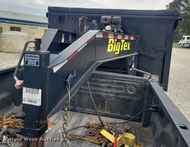image for item DN4188 2015 Big Tex 25DU  dump trailer