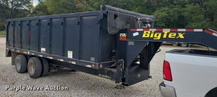 image for item DN4188 2015 Big Tex 25DU  dump trailer