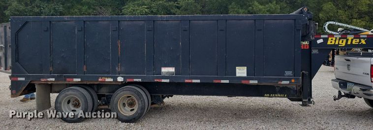 image for item DN4188 2015 Big Tex 25DU  dump trailer