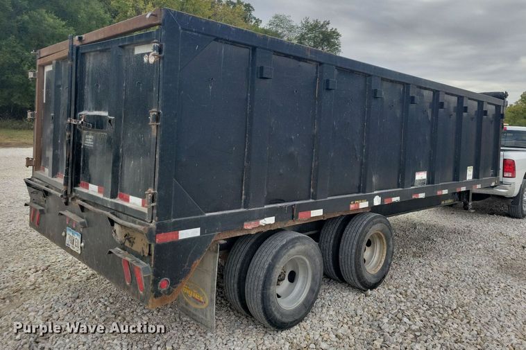 image for item DN4188 2015 Big Tex 25DU  dump trailer