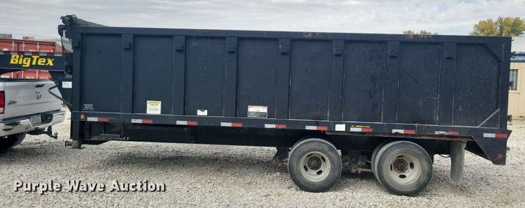 image for item DN4188 2015 Big Tex 25DU  dump trailer
