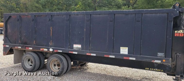 image for item DN4188 2015 Big Tex 25DU  dump trailer