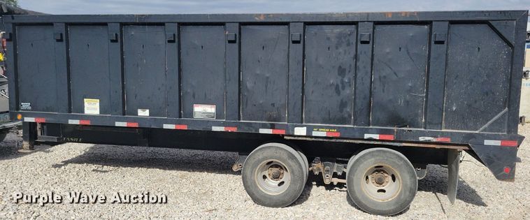 image for item DN4188 2015 Big Tex 25DU  dump trailer
