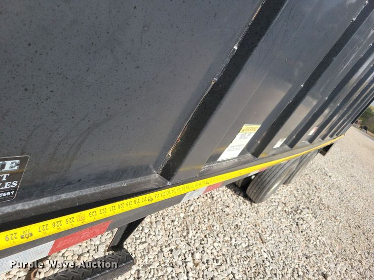 image for item DN4188 2015 Big Tex 25DU  dump trailer