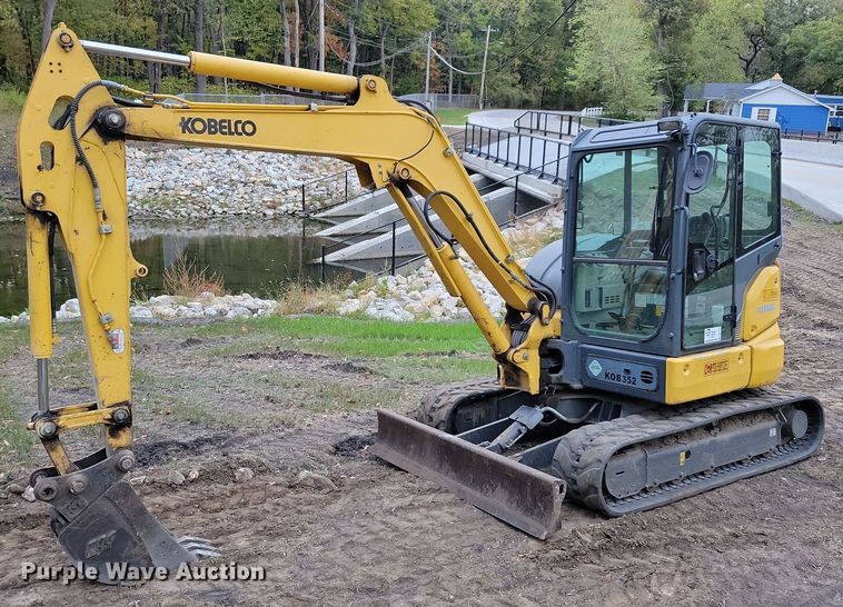 image for item DN4194 2014 Kobelco SK55SRX-6E  mini excavator