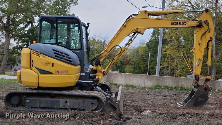 image for item DN4194 2014 Kobelco SK55SRX-6E  mini excavator
